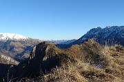 Monte VACCAREGGIO (1474 m) da Lavaggio di Dossena il 24 dic. 2017 - FOTOGALLERY